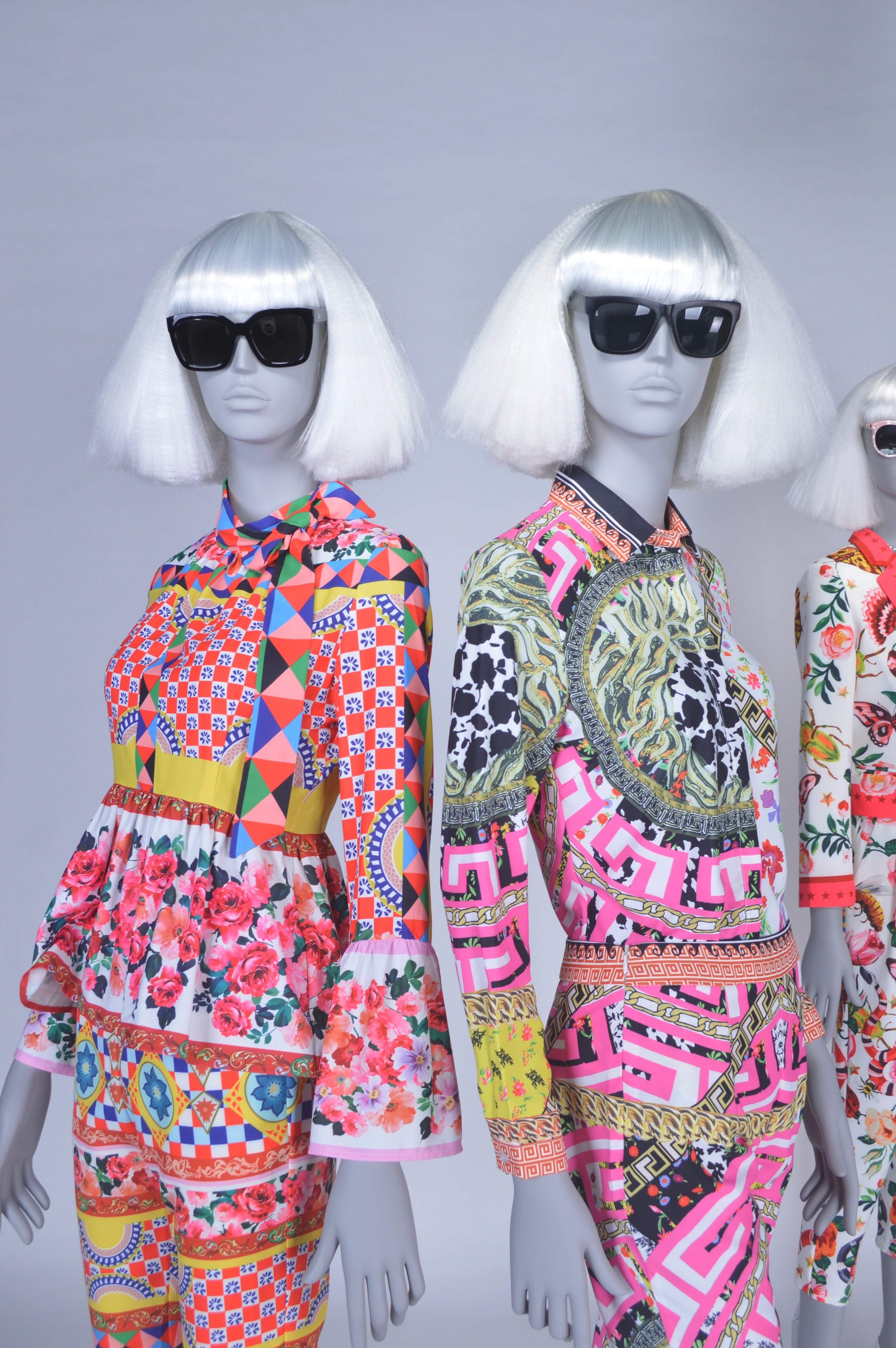 mannequins en vogue semi abstract fiber