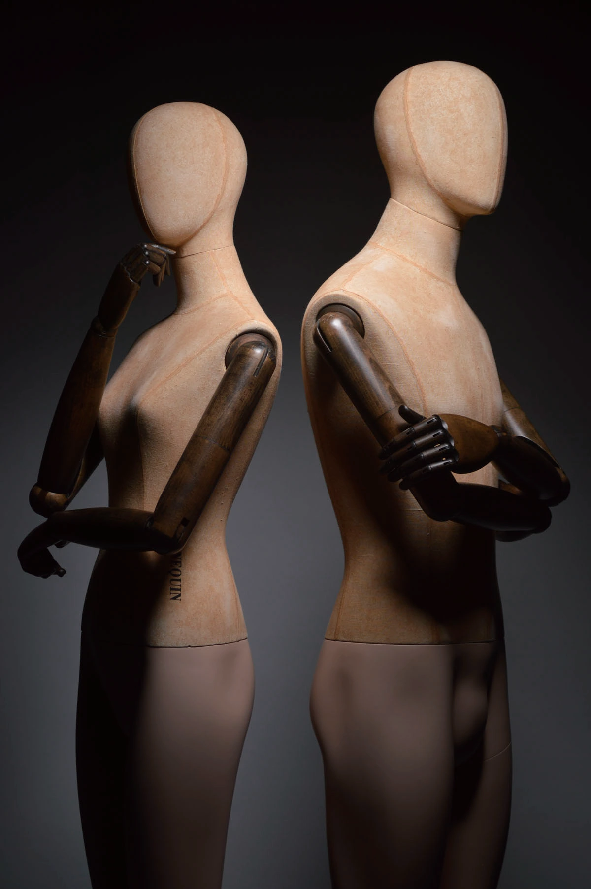 mannequins en vogue sports vintage fabric