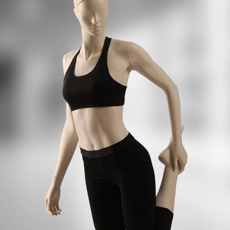 Mannequins window france women120. YOGA
